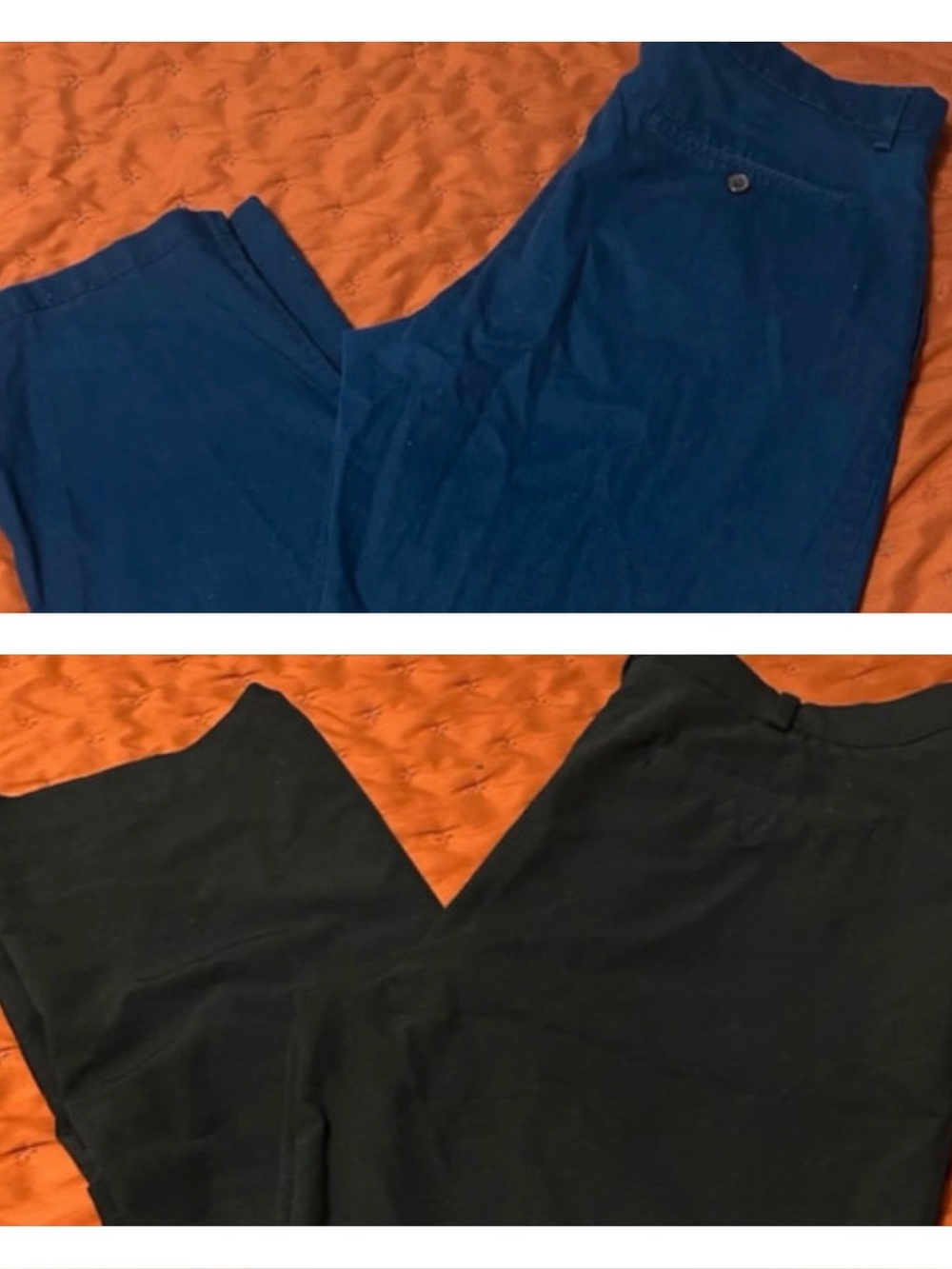 2 pairs of men’s chino/dress pants